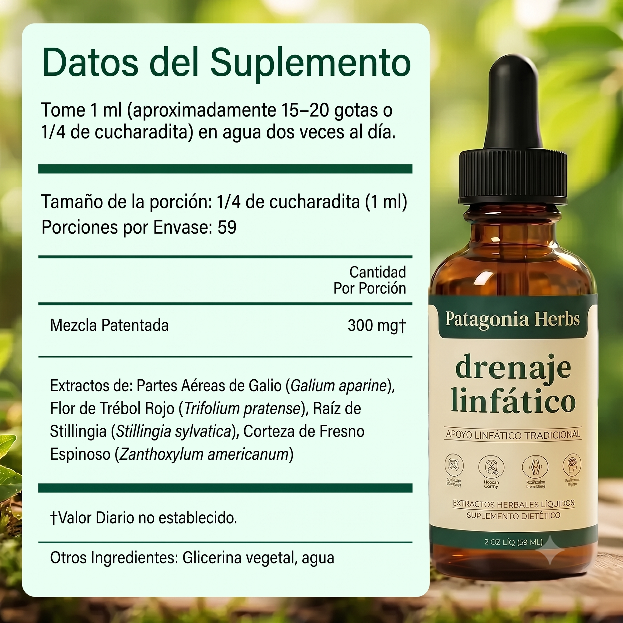 Drenaje Linfático Patagonia Herbs®